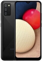 Samsung Galaxy A02s älypuhelin 3/32GB - musta hinta ja tiedot | Matkapuhelimet | hobbyhall.fi