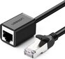 Ugreen NW112 verkkokaapelin jatkojohto Cat 6 FTP RJ45 3 m musta hinta ja tiedot | Kaapelit ja adapterit | hobbyhall.fi