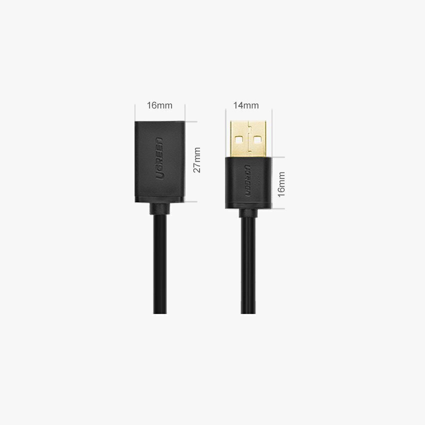 Ugreen US103 USB 2.0, 1 m hinta ja tiedot | Puhelinkaapelit | hobbyhall.fi