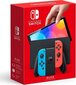 Nintendo Switch OLED Red & Blue, 64GB hinta ja tiedot | Pelikonsolit | hobbyhall.fi