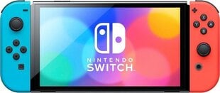 Nintendo Switch OLED Red & Blue, 64GB hinta ja tiedot | Nintendo Puhelimet, älylaitteet ja kamerat | hobbyhall.fi