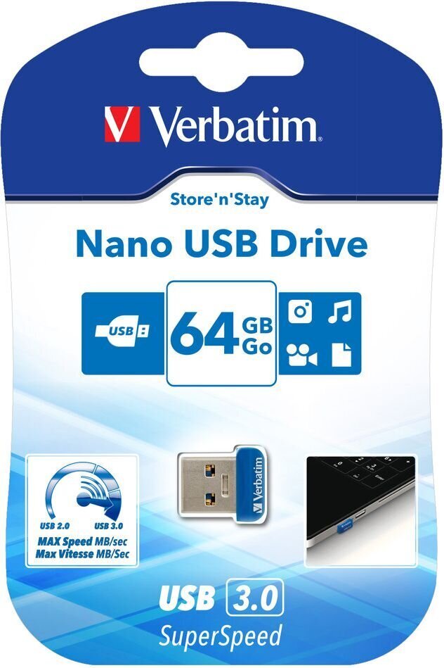 USB atmintis Verbatim / V98709 hinta ja tiedot | Muistitikut | hobbyhall.fi