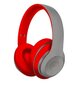 Omega Freestyle kuulokkeet + mikrofoni FH0916, harmaa/punainen hinta ja tiedot | Kuulokkeet | hobbyhall.fi