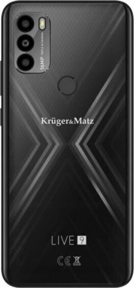 Kruger & Matz Live 9 4G älypuhelin Dual SIM 4/64GB : KM0497-B hinta ja tiedot | Matkapuhelimet | hobbyhall.fi