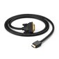 Ugreen HD106 HDMI-DVI-kaapeli 4K 1 m musta hinta ja tiedot | Kaapelit ja adapterit | hobbyhall.fi