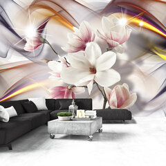 Valokuvatapetti - Artistic Magnolias 200x140 cm hinta ja tiedot | Valokuvatapetit | hobbyhall.fi