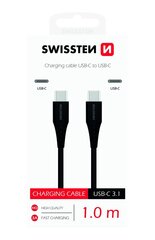 Swissten Basic Universal Quick Charge, USB-C, 1 m hinta ja tiedot | Puhelinkaapelit | hobbyhall.fi