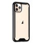 Mocco Acrylic Air Case Silicone Case for Apple iPhone 12 Pro Max Transparent-Black hinta ja tiedot | Puhelimen kuoret ja kotelot | hobbyhall.fi