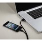 Micro USB -kaapeli Hama, 3 m, musta hinta ja tiedot | Puhelinkaapelit | hobbyhall.fi