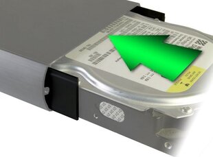 INTER-TECH kovalevyn laatikko Veloce (3.5 HDD, SATA / SATA II, USB3.0), musta hinta ja tiedot | Prosessorit | hobbyhall.fi