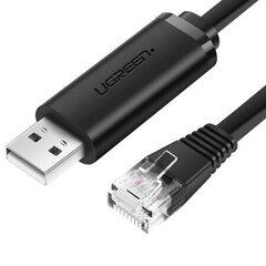 Ugreen (CM204 RS2320), konsolikaapeli, 1,5 m, musta hinta ja tiedot | Ugreen Televisiot ja lisätarvikkeet | hobbyhall.fi