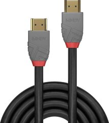 Lindy Ultranopea HDMI-kaapeli, Anthra Line hinta ja tiedot | Kaapelit ja adapterit | hobbyhall.fi
