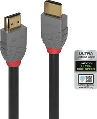 Lindy Ultranopea HDMI-kaapeli, Anthra Line hinta ja tiedot | Lindy Televisiot ja lisätarvikkeet | hobbyhall.fi