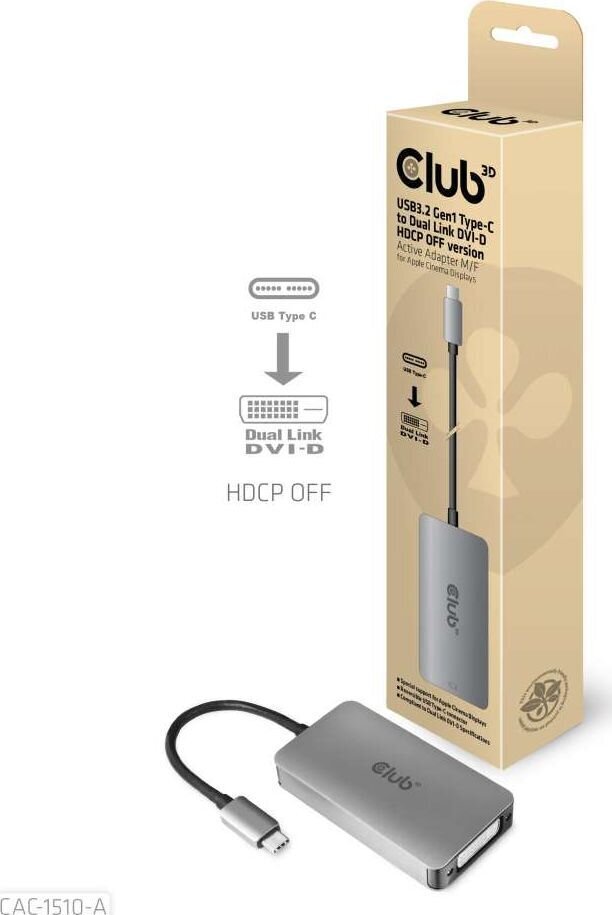 Club 3D CAC-1510-A hinta ja tiedot | Adapterit | hobbyhall.fi