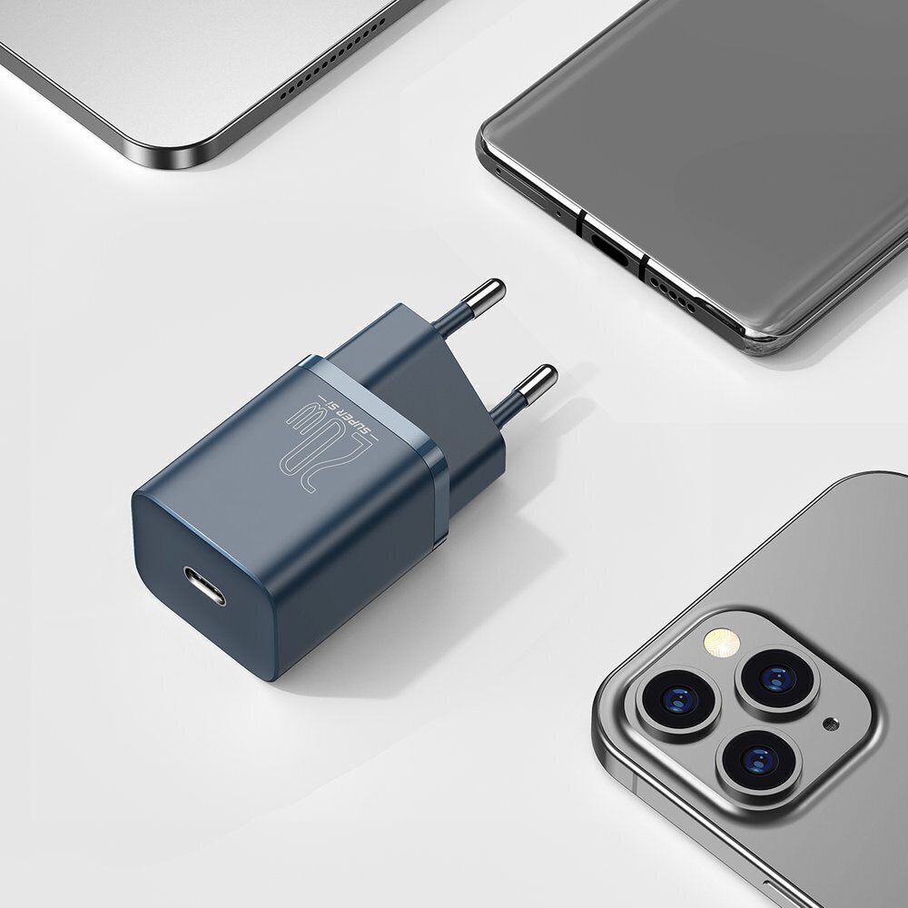 Laturi Baseus Super Si 1C USB Type C 20 W Virransyöttö + USB Type C - Lightning, 1m (TZCCSUP-B03). hinta ja tiedot | Puhelimen laturit | hobbyhall.fi