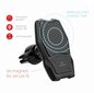 Swissten WM1-AV3 Air Vent Car Holder With Wireless Charging + Micro USB Cable 1.2m Black hinta ja tiedot | Puhelintelineet | hobbyhall.fi