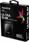 Ulkoinen levy AData ASC680-960GU32G2-CBK hinta ja tiedot | Ulkoiset kovalevyt | hobbyhall.fi