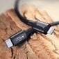 Kaapeli Lightning USB Type C Baseus, 200 cm, 2A, musta hinta ja tiedot | Puhelinkaapelit | hobbyhall.fi