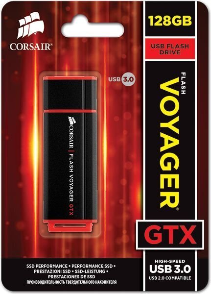 CORSAIR Voyager GTX USB3.1 128GB 430/390 hinta ja tiedot | USB-sovittimet äänentoistoon | hobbyhall.fi