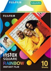 Fujifilm Instax Square 1x10 Rainbow hinta ja tiedot | Kameratarvikkeet | hobbyhall.fi