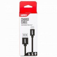 KMD Charge Cable - Black, 1.8m (PS5, Xbox Series X, Switch) hinta ja tiedot | Kaapelit ja adapterit | hobbyhall.fi