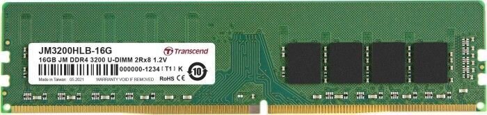 Transcend JM3200HLB-16G hinta ja tiedot | Muisti (RAM) | hobbyhall.fi