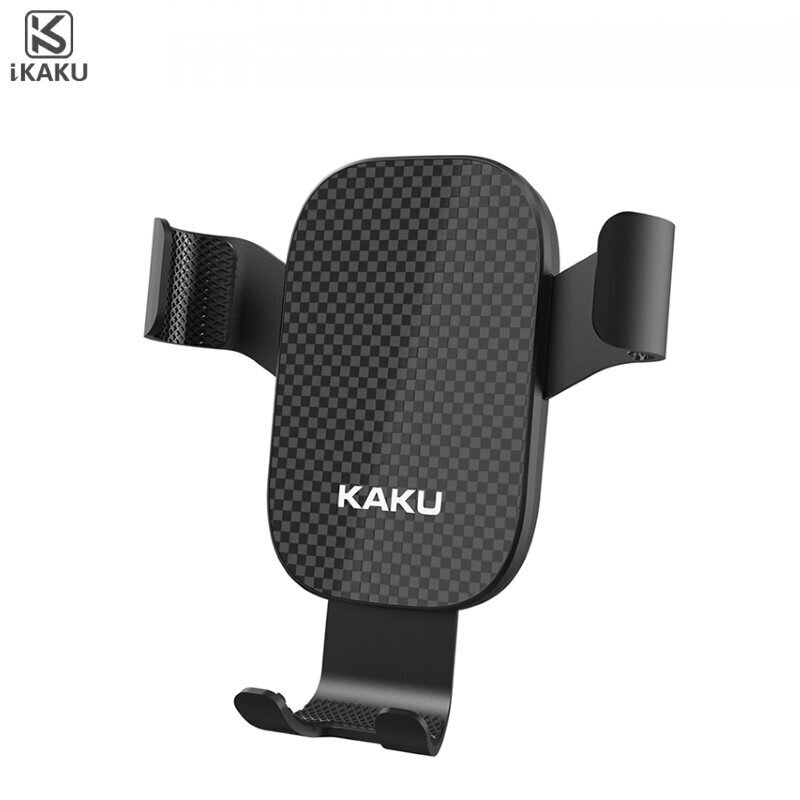 iKaku KSC-256 Universal 360 degree Car Air Vent phone Holder with gravity linkage Black hinta ja tiedot | Puhelintelineet | hobbyhall.fi