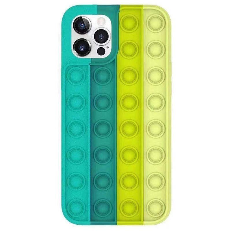 Mocco Bubble Antistress Case for Apple iPhone 11 Pro Green hinta ja tiedot | Puhelimen kuoret ja kotelot | hobbyhall.fi