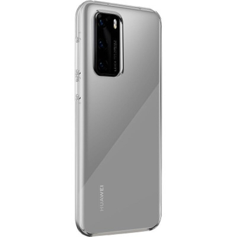 Huawei P40 Silicone Cover By Bigben Transparent hinta ja tiedot | Puhelimen kuoret ja kotelot | hobbyhall.fi
