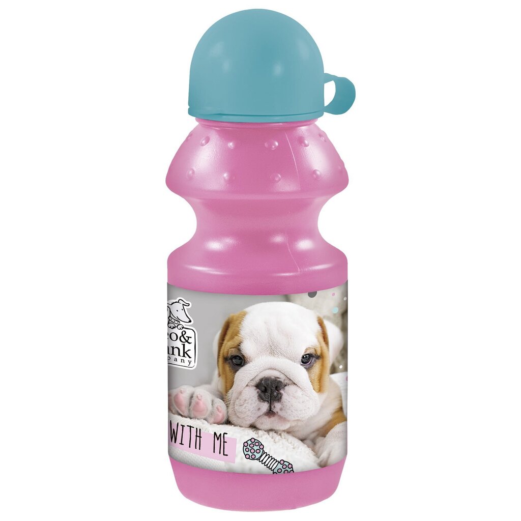 Derform Bidon Plast BKCF23 Cleo and Frank Water Bottle 330ml hinta ja tiedot | Juomapullot | hobbyhall.fi