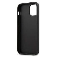 Guess GUHCP12SPCUMLLIBK Lizard Hard back cover case for Apple iPhone 12 mini Black hinta ja tiedot | Puhelimen kuoret ja kotelot | hobbyhall.fi