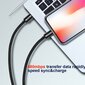 Swissten Textile Universal Quick Charge 3.1 USB-C to Lightning Data and Charging Cable 2m Silver hinta ja tiedot | Kaapelit ja adapterit | hobbyhall.fi