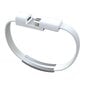 TakeMe 2in1 Elegant Bracelet & Fast Transmission 2.1A Data / Charging cable USB to Lightning (21cm) White hinta ja tiedot | Puhelinkaapelit | hobbyhall.fi