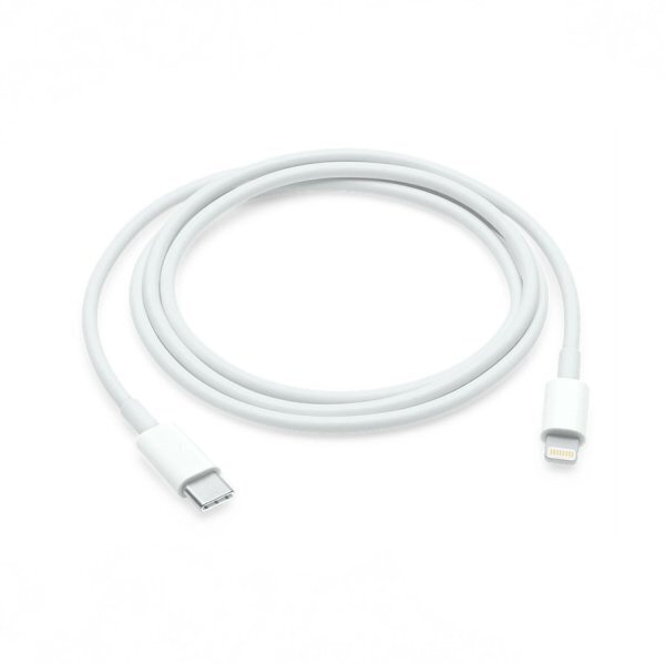 Mocco Ligtning to USB Type-C Data and Charger Cable 1m White (MK0X2ZM/A) hinta ja tiedot | Kaapelit ja adapterit | hobbyhall.fi