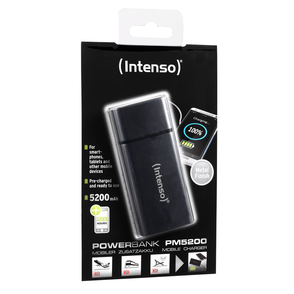 -Akupank Intenso 5200 mAh 7323521 hinta ja tiedot | Varavirtalähteet | hobbyhall.fi