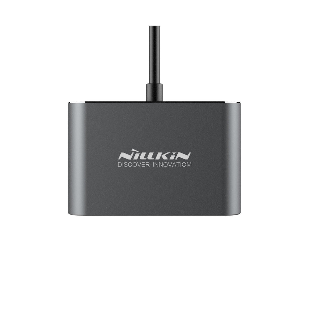 Nillkin PowerShare 3xUSB 1x USB Type-C 7.8A QC 3.0 -autolaturi 2m kaapelilla hinta ja tiedot | Puhelimen laturit | hobbyhall.fi