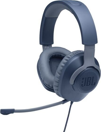 JBL Quantum 100 langalliset over-ear pelikuulokkeet JBLQUANTUM100BLU hinta ja tiedot | Kuulokkeet | hobbyhall.fi