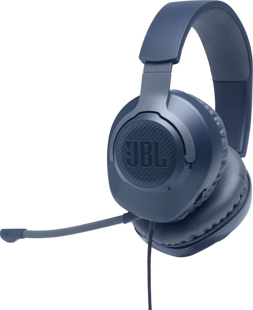 JBL Quantum 100 langalliset over-ear pelikuulokkeet JBLQUANTUM100BLU hinta ja tiedot | Kuulokkeet | hobbyhall.fi