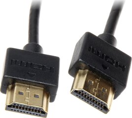 NoName HDMI-0.5/SLIM hinta ja tiedot | Kaapelit ja adapterit | hobbyhall.fi