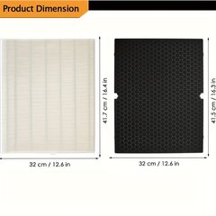 HEPA Varasuodatin H 116130 Winix 5500-2 Ilmanpuhdistin Ja Mallit AM80 - HEPA Suodatin Ja Aktivoitu Hiilisuodatin Yhdistelmäpakkaus. hinta ja tiedot | Ilmanpuhdistimet | hobbyhall.fi