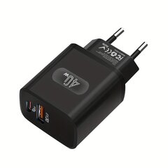 GEUMXL 40W Kaksiosainen USB-C Seinälaturi PD 3.0 &amp; QC 4.0 hinta ja tiedot | Puhelimen laturit | hobbyhall.fi