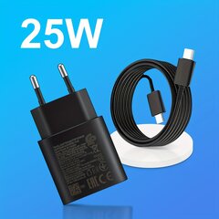 Samsung Laturi Nopea Lataus 25W USB C Seinäadapteri Kaapeli hinta ja tiedot | Puhelimen laturit | hobbyhall.fi