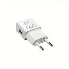 CE-sertifioitu 10W USB-seinälaturi, 5V 2A EU-pistoke. hinta ja tiedot | Puhelimen laturit | hobbyhall.fi