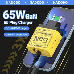 USB C Laturi 65W, Nopea Laturi GaN PD Plug hinta ja tiedot | Puhelimen laturit | hobbyhall.fi