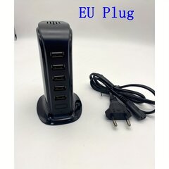 USB-porttipöytälaturi 5 porttia 5V4A Mini Kätevä Kannettava Sisä- ja Ulkokäyttöön hinta ja tiedot | Puhelimen laturit | hobbyhall.fi