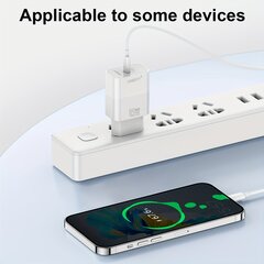 IPhone Laturi Nopea Lataus [MFi Sertifioitu] 45W USB-C Seinalaturi USB-C Lightning Kaapeli hinta ja tiedot | Puhelimen laturit | hobbyhall.fi