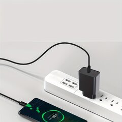 20W PD USB-C Seinälaturi Kaksinkertaisella Type-C Kaapelilla hinta ja tiedot | Puhelimen laturit | hobbyhall.fi