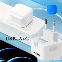 20W USB C Laturi USB A+C Kaksiosainen Adapteri Nopea Laturi hinta ja tiedot | Puhelimen laturit | hobbyhall.fi