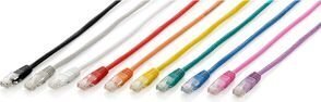 EQUIP LAN-kaapeli / cat6 / RJ45 / 2m / harmaa hinta ja tiedot | Kaapelit ja adapterit | hobbyhall.fi