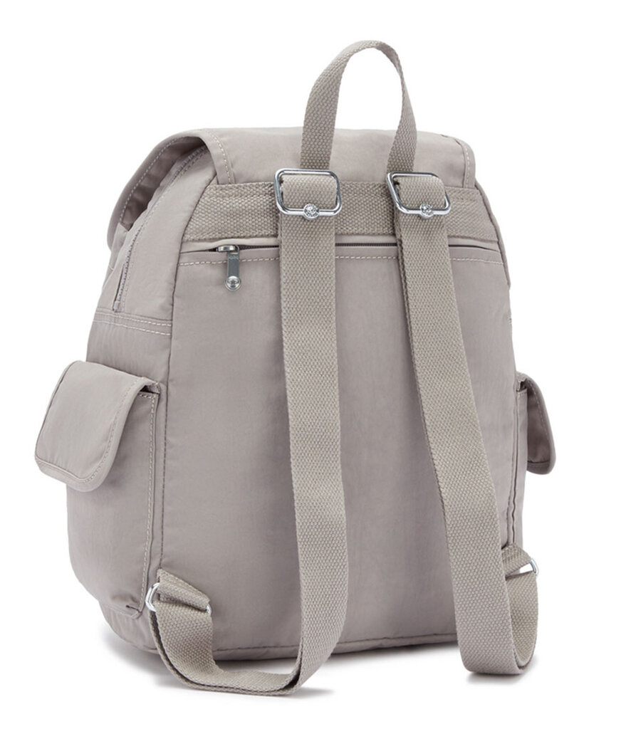 Kipling City Pack S -reppu, harmaa hinta ja tiedot | Naisten laukut | hobbyhall.fi